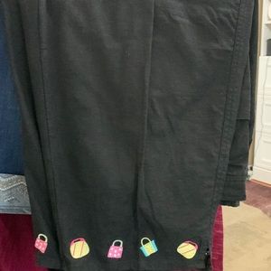 Quacker Factory 3 x Linen Capri/ crop pants